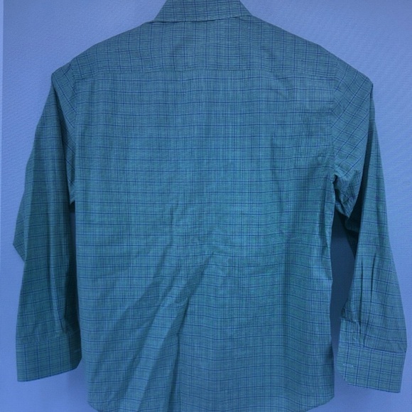 Men's Green Checkered Shirt - Picture 3 of 3